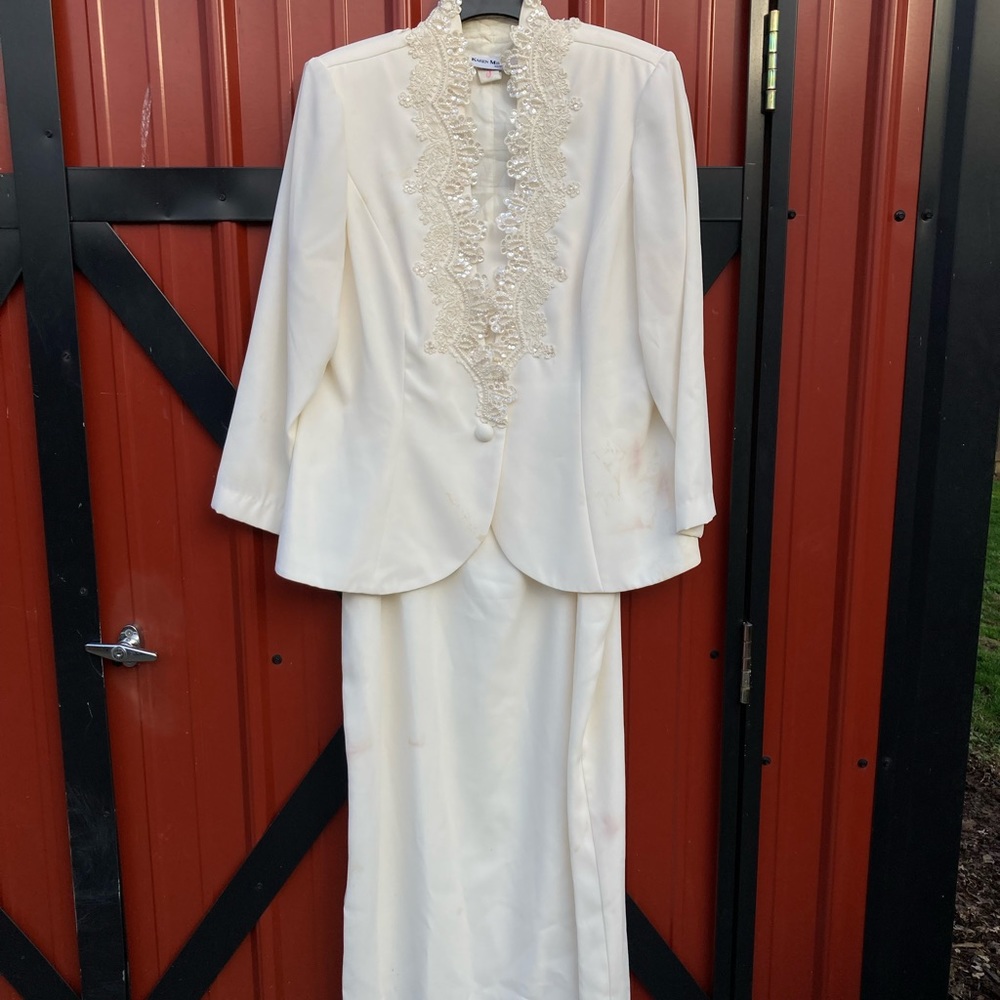 Karen Miller NY Mother of Bride Stunning Jacket Dress for a Wedding or Formal